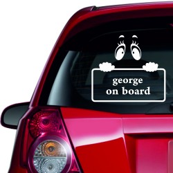 Αυτοκόλλητο αυτοκινήτου - Baby on board 64